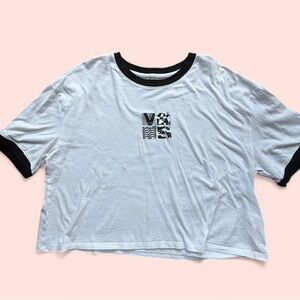 Vans White Graphic Short Sleeve T-Shirt